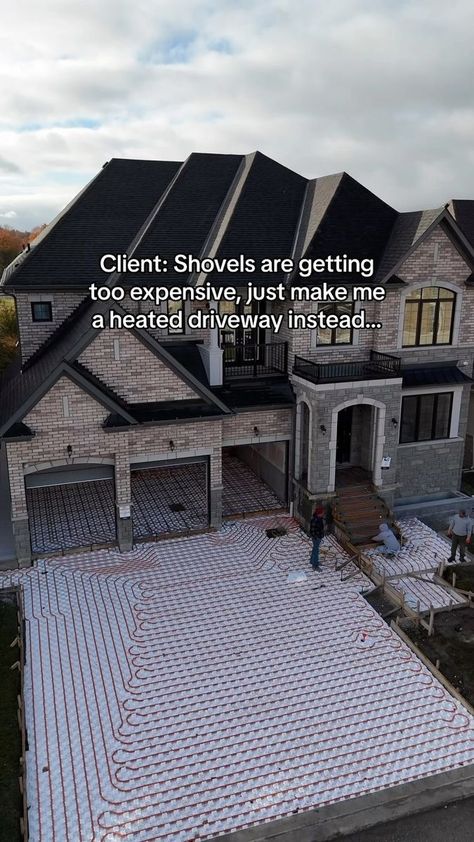 88K views · 5.3K reactions | KP Construction on Reels | jaylinjames · Original audio Heated Driveway, Garage Floors, Heated Garage, Concrete Construction, Snow Melting, Welcome To My House, Stamped Concrete, Heated Floors, Garage Floor