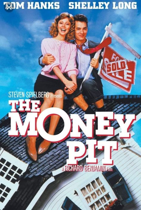 Money Pit Movie, Tom Hanks Movies, 80s Humor, Money Pit, Movies Worth Watching, I Love Cinema, 80s Movies, Movie Buff, About Time Movie