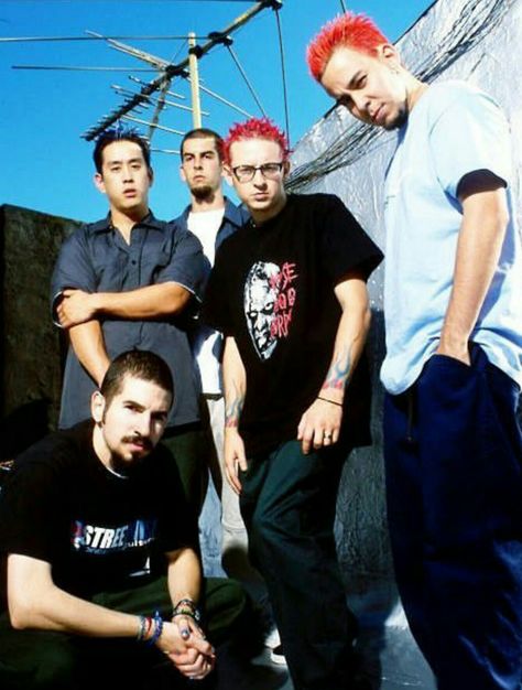 Old-school Linkin❤Park Linkin Park 2000, 2000s Rock Bands, Joe Hahn, Rob Bourdon, Linking Park, Linkin Park Chester, Mike Shinoda, Musica Rock, Chester Bennington