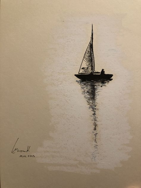 Saul Boat Tattoo, Sailboat Drawing Sketches, Sail Boat Drawing, Sailboat Sketch, Fisherman Tattoo, Sailing Tattoo, Sailboat Drawing, Boat Sketch, Sailboat Tattoo