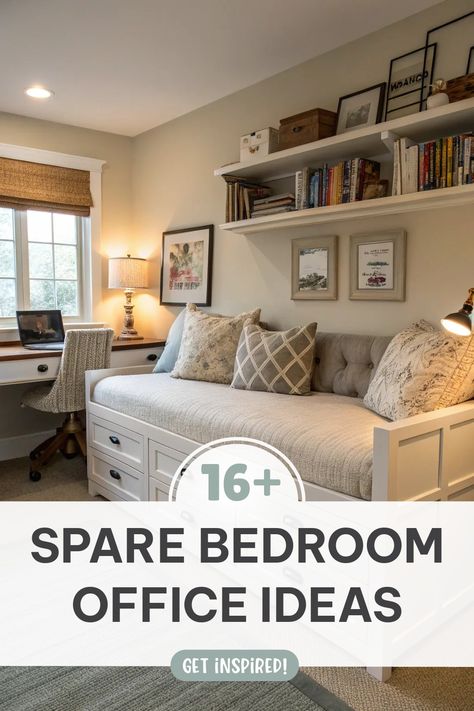 Spare Bedroom Office Ideas: Discover seamless transformations with stylish sofa beds. Spare Bedroom Office Ideas, Spare Bedroom Office, Bedroom Office Ideas, Stylish Sofa Bed, Stylish Beds, Stylish Sofa, Spare Bedroom, Cozy Decor, Sofa Beds