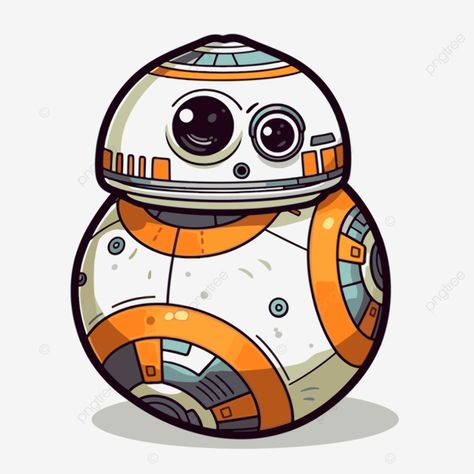 sticker with cartoon star wars bb 8 vector Cartoon Star Wars, Sticker Clipart, Cartoon Star, Star Wars Stickers, Star Wars Bb8, Star Clipart, Cartoon Clipart, Bb 8, Clipart Cartoon