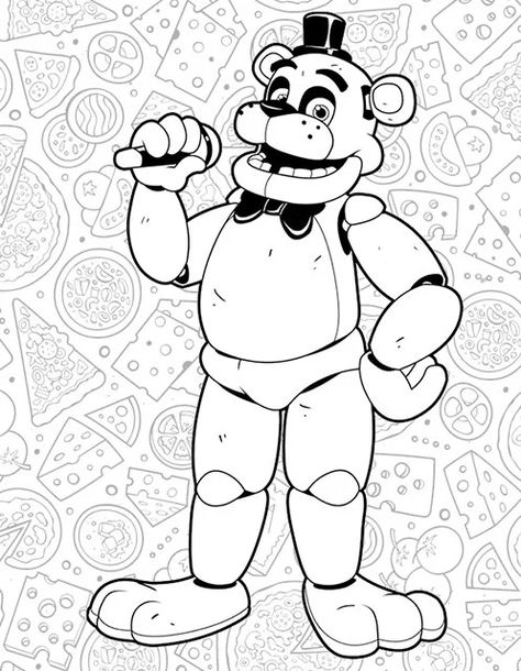 Fnaf Drawings Sketches Freddy, Fnaf Security Breach Coloring Pages, Freddy Fazbear Coloring Pages, Fnaf Coloring Pages Free Printable, Fnaf Black And White, Poppy Playtime Coloring Pages, Movie Coloring Pages, Fnaf Coloring Pages, Cow Coloring Pages