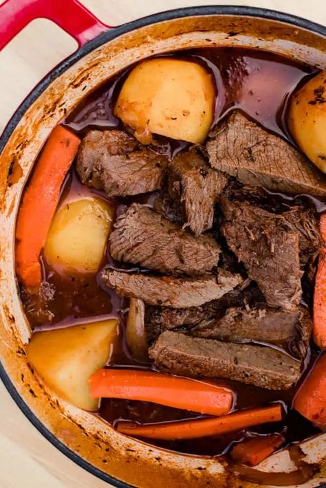 Dutch Oven Venison Roast | Sirloin Tip Venison Dutch Oven Recipes, Deer Roast Dutch Oven, Dutch Oven Venison Roast, Venison Sirloin Tip Roast, Venison Roast Recipes Oven, Deer Roast Recipes Oven, Venison Roast Oven, Deer Roast Crockpot, Venison Pot Roast