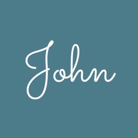 John Name Wallpaper, John Name Tattoo Design, Royal Baby Names, John Name, God Is Gracious, Son Tattoos, Tattoos Tiny, Baby Name Tattoos, Royal Names