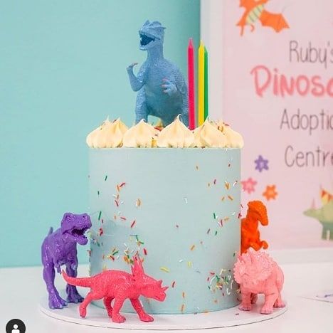 Boutique Cake Art on Instagram: “We are in love with our Sprinkle cake which can be ordered from our online store decked out with bright and colourful dinosaurs. What a…” Colourful Dinosaur Cake, Sprinkle Dinosaur Cake, Dinosaur Sprinkle Cake, Sprinkle Cake, Dinosaur Cake, Cake Art, 4th Birthday, 2nd Birthday, Dinosaurs