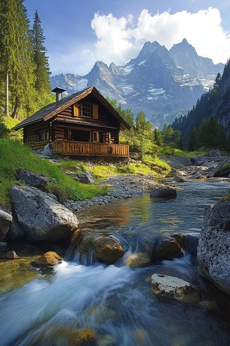 "🏔️🛏️ Escape to a secluded cabin in the Swiss Alps! Enjoy cozy relaxation and stunning mountain views in this perfect alpine retreat. ❄️🏡 #SwissAlps #CabinRetreat #MountainGetaway" Alpine Retreat, Swiss Cottage, Secluded Cabin, Life Vision, Life Vision Board, Mountain Getaway, Cabins And Cottages, Snowy Mountains, Mountain Cabin