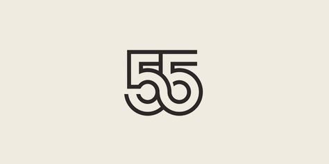 Various Identities. by Two Times Elliott , via Behance Numbers Typography, Magazine Web Design, Logo Archive, Logo Number, Typo Logo, Anniversary Logo, Logotype Design, Logo Mark, Identity Logo