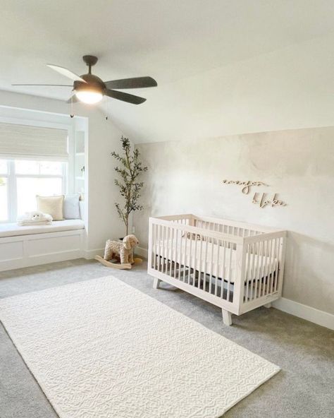 Limewash Nursery, Sarah Name, Neutral Nursery Themes, Nursery Themes Neutral, Calming Nursery, Ikea Nursery, Perfect Nursery, Calm Nursery, Dreamy Nursery