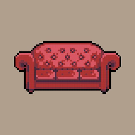 Download Fully Editable Pixel Art sofa vector illustration for games for free Pixel Art Characters, Pixel Art Games, Game Props, Pixel Games, Pixel Art Design, Free Games, Game Design, Game Art, Pixel Art