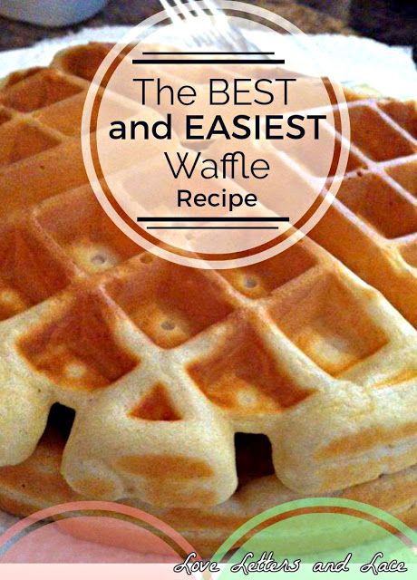 Quick Waffle Recipe, Simple Waffle Recipe, Waffle Recipe Easy, Homemade Waffle Recipe Easy, Easy Belgian Waffle Recipe, Homemade Waffle Recipe, Waffles From Scratch, Waffle Mix Recipes, Breakfast Waffle Recipes