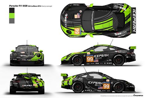 Rally Car Design, Porsche Rsr, Livery Design, Vehicle Signage, Overview Design, Cars Design, Air Race, Racing Car Design, Car Wrap Design