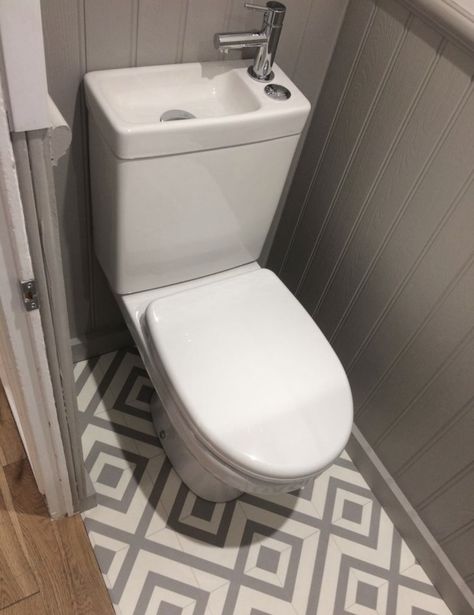 Under Stair Cloakroom, Tiny Cloakroom Ideas, Tiny Under Stairs Toilet, Tiny Wc Ideas, Tiny Bathroom Under Stairs, Small Under Stairs Toilet, Small Understairs Toilet, Wc Under Stairs, Tiny Toilet Room