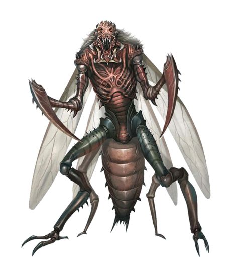 Hurrum - Besouros humanoide que emitem sons atraindo as vitimas Mutant Monster Concept Art, Insectoid Humanoid, Insect Creature, Work Illustration, Pathfinder Character, Rpg Map, Alien Concept, Giant Monsters, Alien Concept Art