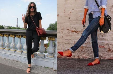 How to wear flats | Dress Like a Parisian Shoes With Leggings, Lean Women, How To Wear Flats, Flat Shoes Outfit, Chic Work Outfit, Dress Like A Parisian, How To Wear Heels, Style Parisienne, Mini Skirt Dress