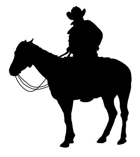 Silhouette of cowboy on his horse Heritage Painting, Cowboy Camp, School Mural Ideas, Cowboy Silhouette, Heritage Paint, Silhouette Butterfly, Eagle Silhouette, Christmas Tree Silhouette, Cowboy Images