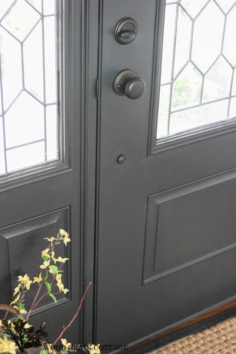 Painted Front Door Inside Front Door Ideas, Front Door Colors Inside, Painting Inside Of Front Door, Inside Front Door Colors, Paint Inside Of Front Door, Interior Front Door Color Entryway, Interior Front Door Color, Painted Interior Front Door, Indoor Door Colors