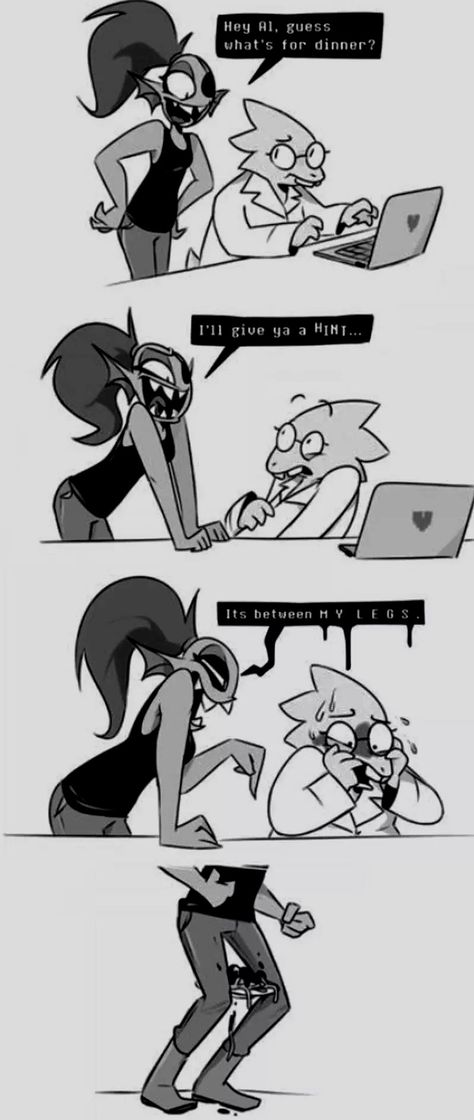 Undyne Fanart, Undertale Puns, Alphys And Undyne, Undertale Pictures, Undertale Comic Funny, Undertale Memes, Undertale Funny, Toby Fox, Undertale Drawings