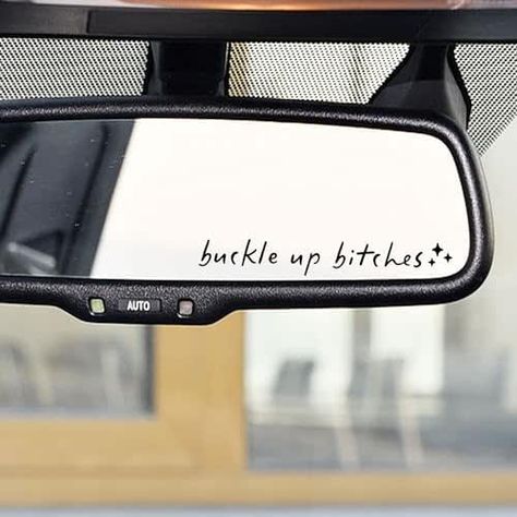 2 x Buckle Up Rearview Mirror Decal, Car Sticker Mirror Decal, Rearview Mirror Decal, Buckle Up Decal, Funny Decal, Buckle Decal, Cute, Funny, Simple Decal, Buckle Up Sticker Rearview Mirror Sticker, Rear View Mirror Stickers, Rear View Mirror Decals, Rearview Mirror Decal, Car Decals Unique, Funny Car Stickers, Funny Car Bumper Stickers, Car Mirror Sticker, Car Sticker Ideas