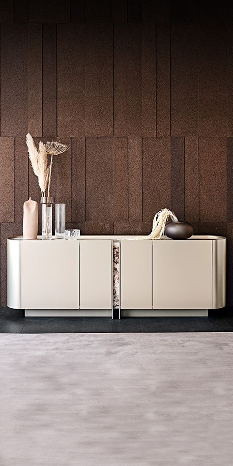 Sideboard Ideas, Loft Style Interior, Luxury Console, Modern Tv Wall Units, Luxury Living Room Decor, Tv Unit Interior Design, Modern Tv Wall, Cabinet Detailing, Cattelan Italia