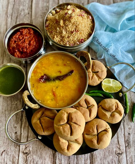 Daal Bati Churma Photography, Dal Bati Churma Photography, Panchmel Dal, Dal Baati Churma, Dal Bati Churma, Dessert Photos, Coriander Chutney, Indian Food Photography, Toor Dal