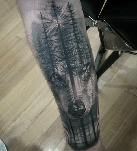 winding forest path sleeve tattoos | 60 Morph Tattoo Designs For Men - Blended Ink Ideas Morph Tattoo, Wolf Tattoo Forearm, Simpsons Tattoo, Wolf Tattoos Men, Tatuagem Masculina Pequena, Animal Sleeve Tattoo, Wolf Tattoo Sleeve, Om Tattoo, Tattoo Trend