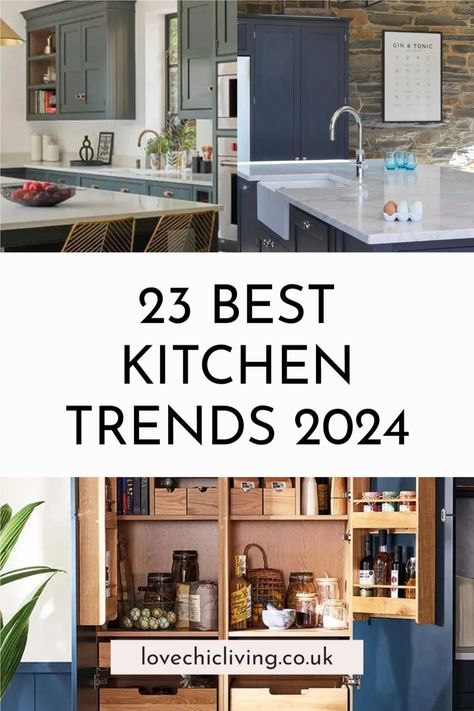 Some of the best kitchen trends ideas from interior design experts in 2024. From small kitchens, to kitchen colors, kitchen cabinets, kitchen furniture and accessories, we have the low down on what's the latest trends in current kitchen for 2024. New Kitchen Trends For 2020, Kichen Desine Idea, Kitchen Desine, House Desine, Kichen Desine, Kitchens 2020 Trends, Latest Kitchen Trends, Cabinet Trends, Top Kitchen Trends