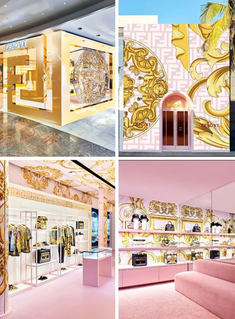 Fendi × Versace Versace Store, Fendi Versace, Versace, Gallery Wall, Fendi, Wall, Home Decor, Home Décor