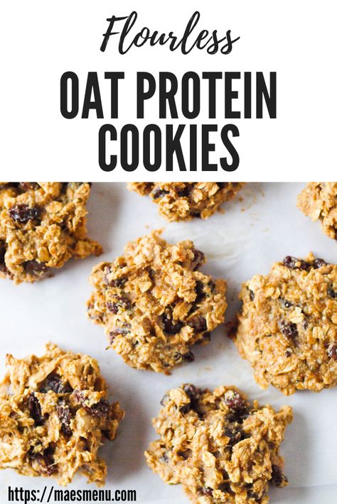 Oat Protein Cookies, Oatmeal Protein Cookies, Protein Breakfast Cookies, Breakfast Cookies Gluten Free, Protein Powder Cookies, Oatmeal Protein, High Protein Cookies, Breakfast Cookie, Oatmeal Breakfast Cookies