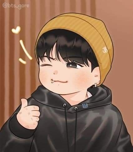 Bt21 Kookie Cute, Bts Chibi Jungkook Cute, Walpapers Cute, Bd Art, Bts Jungkook Birthday, Jungkook Fanart, Bts Drawings, Bts Chibi, Cute Profile Pictures