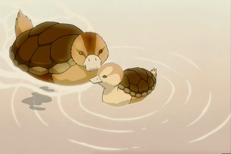 Duck Turtle Avatar, Turtle Ducks Avatar, Atla Turtleducks, Avatar The Last Airbender Turtle Duck, Avatar The Last Airbender Animals, Turtle Ducks, Duck Turtle, Turtle Duck, Avatar The Last Airbender Aesthetic