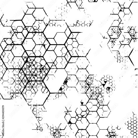 Chemistry Background, Hexagon Tattoo, Geometric Tattoo Pattern, Honeycomb Tattoo, Geometric Mandala Tattoo, Tattoo Background, Tattoos Mandala, Trash Polka Tattoo, Geometry Tattoo