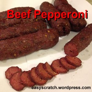 Ground Beef And Pepperoni Recipes, Homemade Lunchmeat, Beef Snack Stick Recipe, Beef Jerky Seasoning, Beef Sticks Recipe, Dehydrating Eggs, Snack Stick Recipe, Pepperoni Recipe, Deer Jerky Recipe