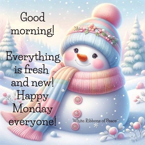 January Good Morning Quotes, Monday Winter Quotes, Cold Monday Morning Quotes, Winter Monday Morning Quotes, Good Morning Quotes Winter, Good Morning Winter Quotes, Good Morning Cold Day Winter, Morning Stickers, Good Morning Love You