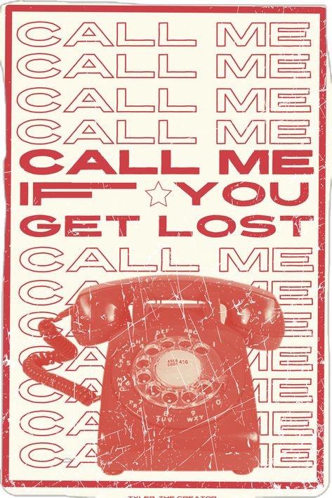 #callmeifyougetlost #tylerthecreator #hiphopmusic #album #lyricsposter #retro #red Poster Prints Lyrics, Drink Responsibly Poster, Song Lyrics Posters Vintage, Music Lyric Poster, Call Me If You Get Lost Poster, Call Me If You Get Lost Aesthetic, Red Music Poster, Posters Tyler The Creator, Dorm Prints