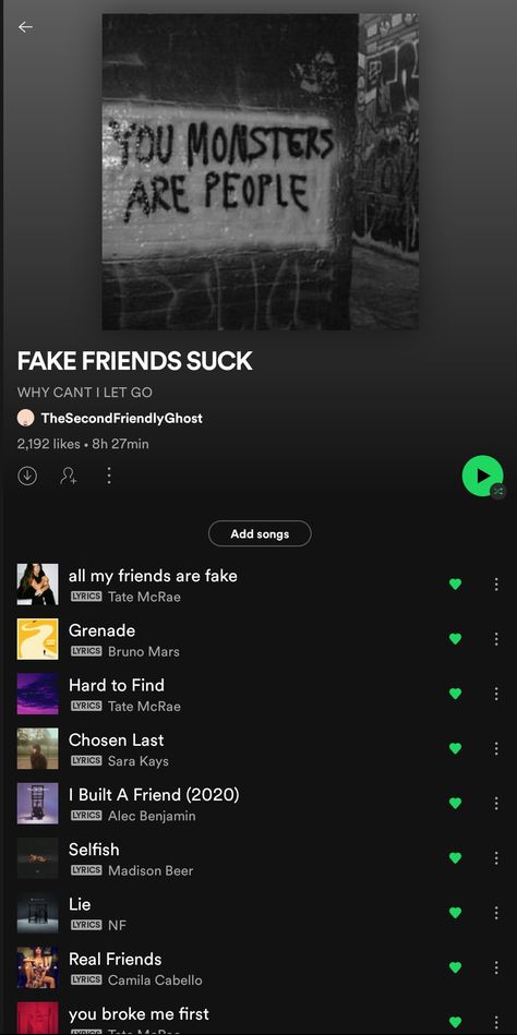 Songs About Fake Friends, Songs For Fake Friends, About Fake Friends, Relatable Songs, Nf Lyrics, Lit Songs, Fake Friend, Nf Real, You Broke Me