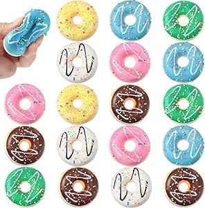 Party Favors! Donut Birthday Party Decorations, Candyland Party Decorations, Donut Theme Party, Doughnut Party, Carnival Gift, Rainbow Donut, Donut Party Favors, Donut Themed Birthday Party, Decorations Birthday Party