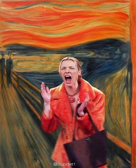 The Scream, Scream, Orange, Black