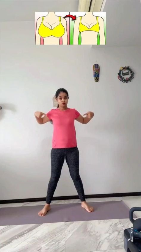 Upper Body Reduction Exercise, How Loss Chest, Reduce Body Weight Exercise, How To Decrease Chest Size, Excersise Routine To Reduce Breast, Reduce Bust Size Exercise, Exercise For Breast Fat Loss, Chest Reduce Exercise, Breast Decrease Exercise