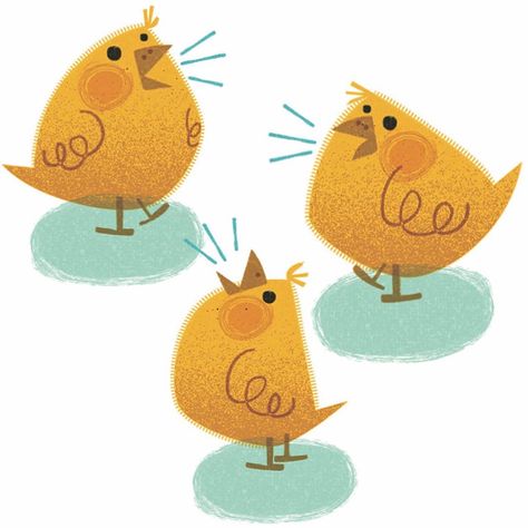 Peeps! #illustration #illustrator #illustrationagogo #retro #chicks #babychicks #chickens Peeps Illustration, Chicks Illustration, Egg Illustration, Chicken Clipart, Chicken Illustration, Rose Illustration, Chicken Art, Art Corner, Up Book