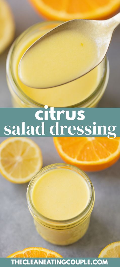 This Easy Citrus Salad Dressing Recipe is so delicious and quick to make. A Citrus Vinaigrette Dressing that is great on any salad! Citrus Vinaigrette Dressing, Citrus Dressing Recipe, Citrus Salad Dressing, Dressing Salad, Salad Dressing Recipes Healthy, Keto Salad, Citrus Vinaigrette, Citrus Dressing, Resep Salad