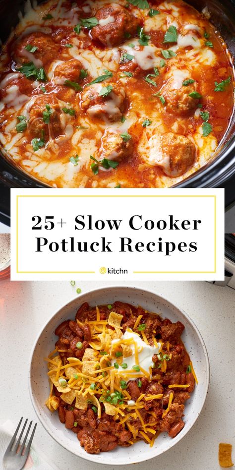 Post Image Potluck Dishes Crockpot, Slow Cooker Potluck, Office Potluck Recipes, Potluck Recipes Crockpot, Crockpot Potluck, Healthy Potluck Recipes, Church Potluck Recipes, Best Potluck Dishes, Main Dish For Potluck