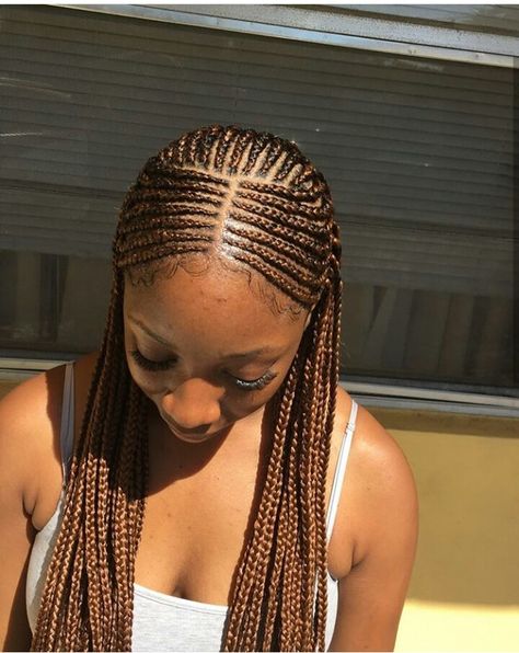 IG: Push Back Hairstyle, Micro Braids Styles, Back Braid, African Hair Braiding Styles, Box Braids Hairstyles For Black Women, Quick Braided Hairstyles, Braids Hairstyles Pictures, Protective Hairstyles Braids, Braided Hairstyles For Black Women