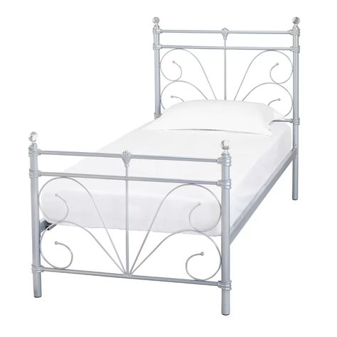 Rosalind Wheeler Avalon Bed Frame & Reviews | Wayfair.co.uk Super King Bed Frame, Single Metal Bed, Vintage Leather Sofa, Leather Sofa Chair, Value Furniture, Single Bed Frame, Superking Bed, Matching Furniture, King Bed Frame