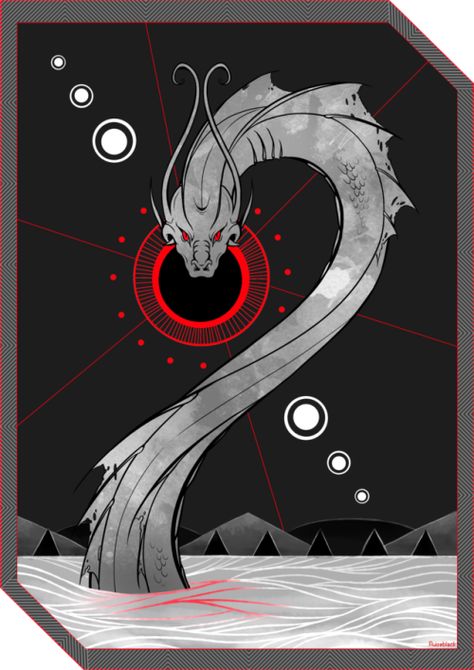 Bakunawa Philippines, Bakunawa Art, Bakunawa Drawing, Bakunawa Tattoo, Sea Serpent Drawing, Sea Serpent Tattoo, Smaugust 2024, Bakunawa Dragon, Serpent Logo Design