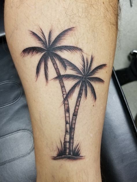 Sea Turtle Palm Tree Tattoo, Palm Tattoo Design, Aries Tatoos, Lower Abs Tattoo, Stars And Moon Tattoo, Palm Tree Tattoo Ideas, Abs Tattoo, Palm Tree Tattoos, Foo Dog Tattoo Design