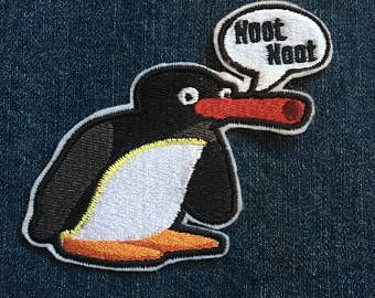 Noot Noot, Punk Patches, Jacket Pins, Cute Patches, Cool Patches, Cool Pins, Sticker Patches, Patches Jacket, Iron On Patch