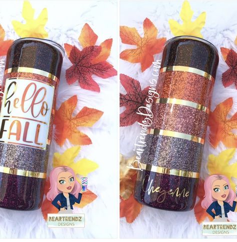 Thanksgiving Tumbler Ideas, Fall Glitter Tumbler Ideas, Fall Tumbler Cups, Fall Tumbler Ideas, Fall Epoxy Tumblers, Orange Tumbler Ideas, Thanksgiving Tumbler, Fall Tumblers, Autumn Tumbler Cups