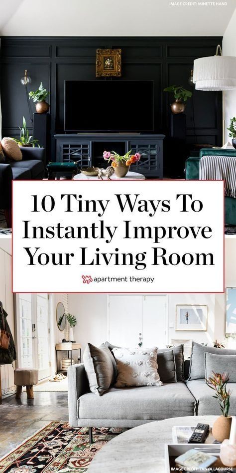 Well, what if we told you that one teeny, tiny change in your living room could make a world of difference? It can, and here's where to start. #livingroom #livingroomideas #homedecorideas #livingroomdecor #designideas Living Room Exterior, Redecorate Living Room, Apartment Therapy Living Room, Dark Boho Living Room, Moroccan Living Room, Bohemian Living Rooms, Tiny Things, Living Room Decor Apartment, Decor Accents