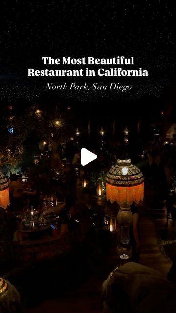 Giselle Lelux Campos on Instagram: "✨ Follow @gisellelelux for more foodie spots in San Diego✨   Leila in North Park features Immersive Oasis Celebrating Middle Eastern Cuisine. As the doors open you are transported to a scene out of a beautiful movie, complete with a starry night sky.   This is arguably the restaurant of the year. So make sure to make a reservation to experience it for yourself.   📍 3956 30th St, San Diego, CA 92104  ✨ HOURS ✨ 5pm-12am  #sandiegocalifornia #sandiegofood #sandiegofoodie #sandiegorestaurants #socalfoodie #foodporn #foodiegram #sandiegoca" San Diego Food, San Diego Restaurants, Middle Eastern Cuisine, Eastern Cuisine, A Starry Night, North Park, Starry Night Sky, San Diego California, The Restaurant